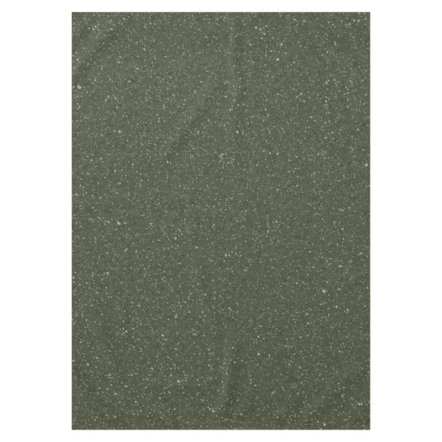 Customizable Speckled Moss Green Tablecloth (Front)