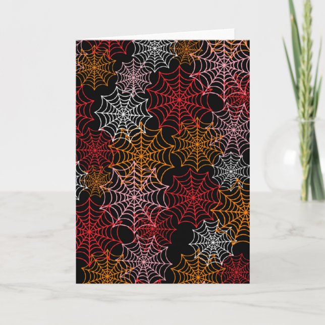 Customizable Spider Webs Card (Front)
