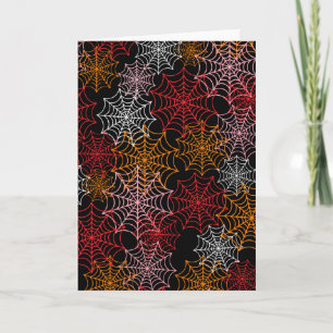 Customizable Spider Webs Card