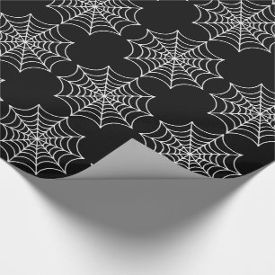 Customizable Spider Webs Wrapping Paper
