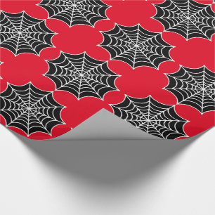 Customizable Spider Webs Wrapping Paper
