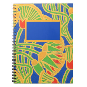 Customizable Spiral Notebook, Egyptian Design Notebook