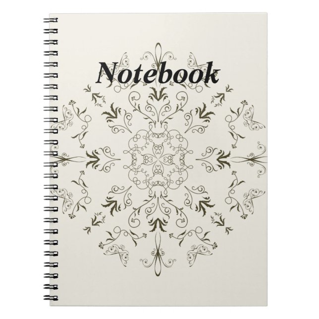 Customizable Spiral Notebook with Your Personalize (Front)