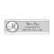 Customizable Split Monogram Seal Template