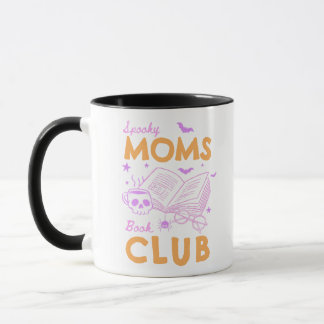 Customizable Spooky Moms Book Club Funny Halloween Mug