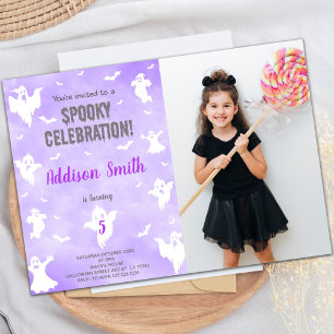 Customizable Spooky Party Invitations for Kids
