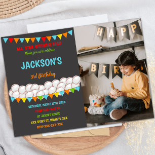 Customizable Sports Party Invitations for Kids