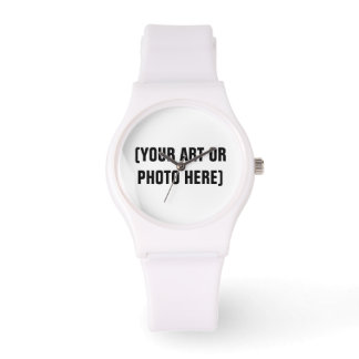 Customizable Sporty Watch (White)