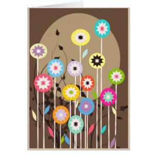 Customizable - Spring floral card