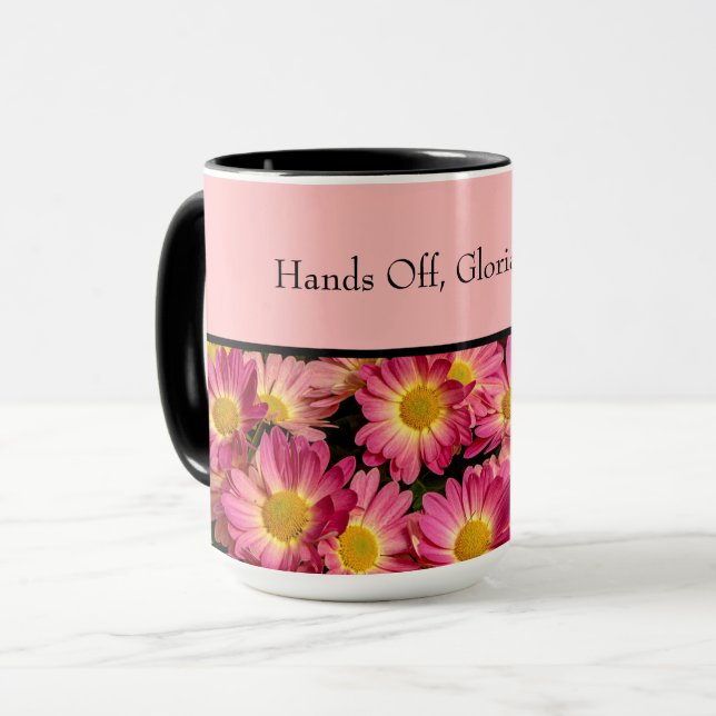 Customizable Spring Flowers Mug (Front Left)