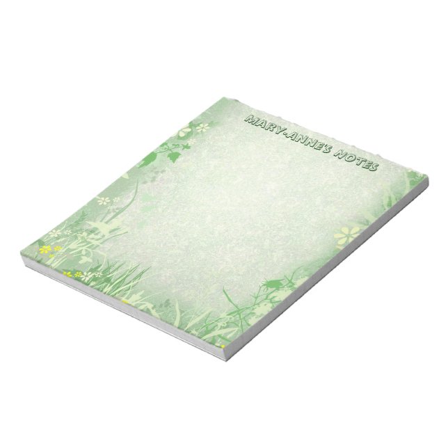 (Customizable) Spring Notepad (Rotated)