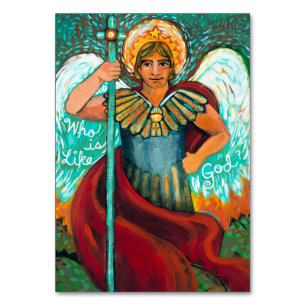 Customizable St. Michael Archangel Prayer Card