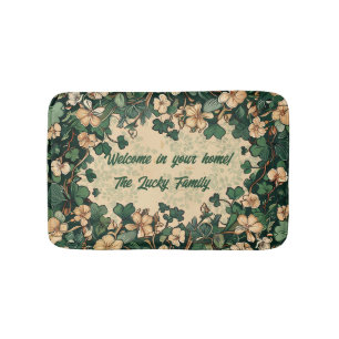 customizable St. Patrick's day Bath Mat