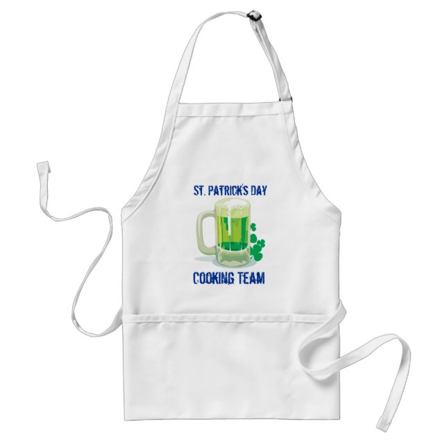Customizable St. Patricks Drinking Team Standard Apron (Front)