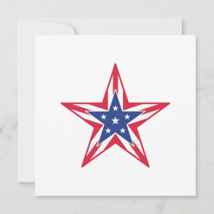 Customizable Star of Freedom Greeting Card