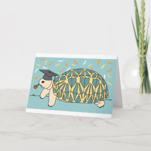 Customizable Star Tortoise Graduation Card 2