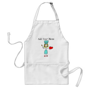 Customizable Stick Figure Chef Apron