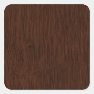 Customizable Stickers with Dark Wood Grain Look