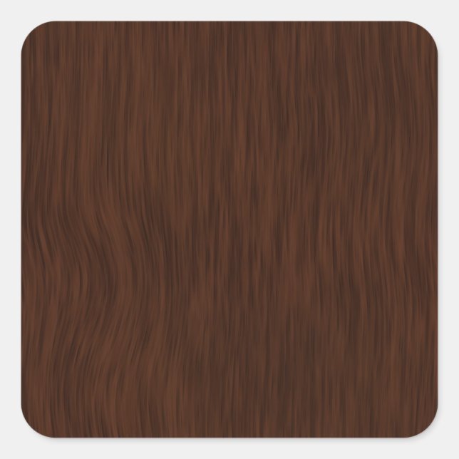 Customizable Stickers with Dark Wood Grain Look (Front)