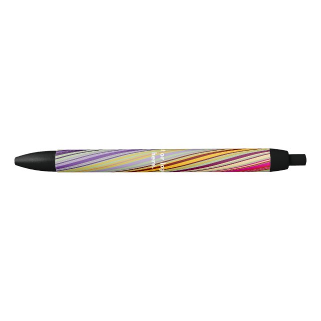 Customizable Striped Pen (Front)