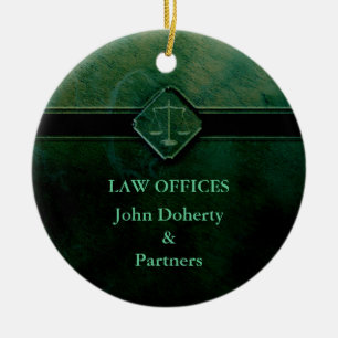 Customizable Stylish Ornament   Scales of Justice