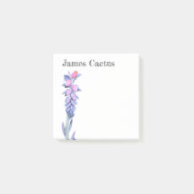 Customizable Succulent Bloom Post-it Notes