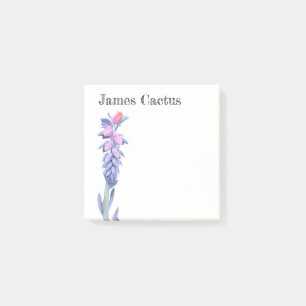 Customizable Succulent Bloom Post-it Notes