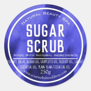 Customizable Sugar Scrub Label