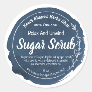 Customizable Sugar Scrub Label Handmade Business