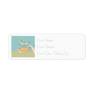 Customizable Sulcata Tortoise Labels