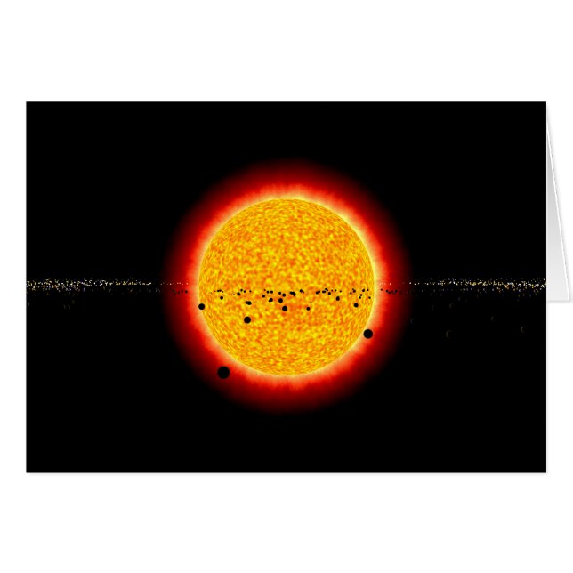 Customizable Sun with planets (Front Horizontal)