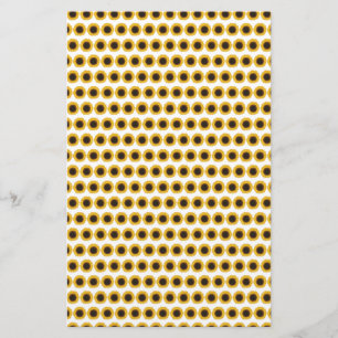Customizable Sunflowers Stationery