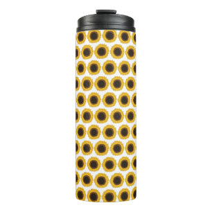 Customizable Sunflowers Thermal Tumbler