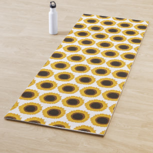 Customizable Sunflowers Yoga Mat