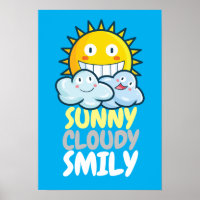 Customizable Sunny Cloudy Smiliy