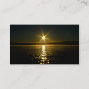 Customizable Sunrise Business Cards