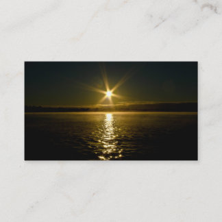 Customizable Sunrise Business Cards