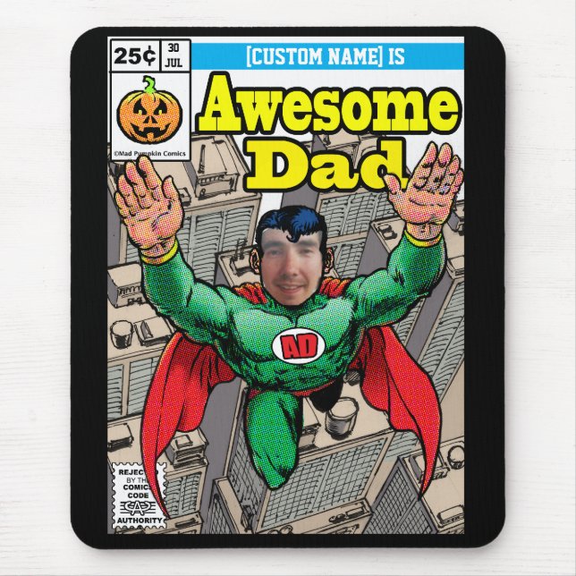Customizable Super Hero Mousepad (Front)
