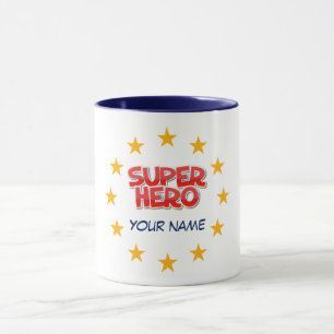 Customizable super hero mug