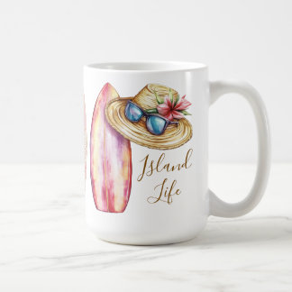 Customizable Surf’s Up Island Life Coffee Mug