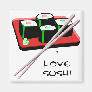 Customizable Sushi Rolls Magnet