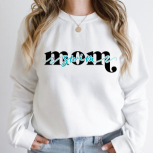 Customizable Swim Mom Sweatshirt