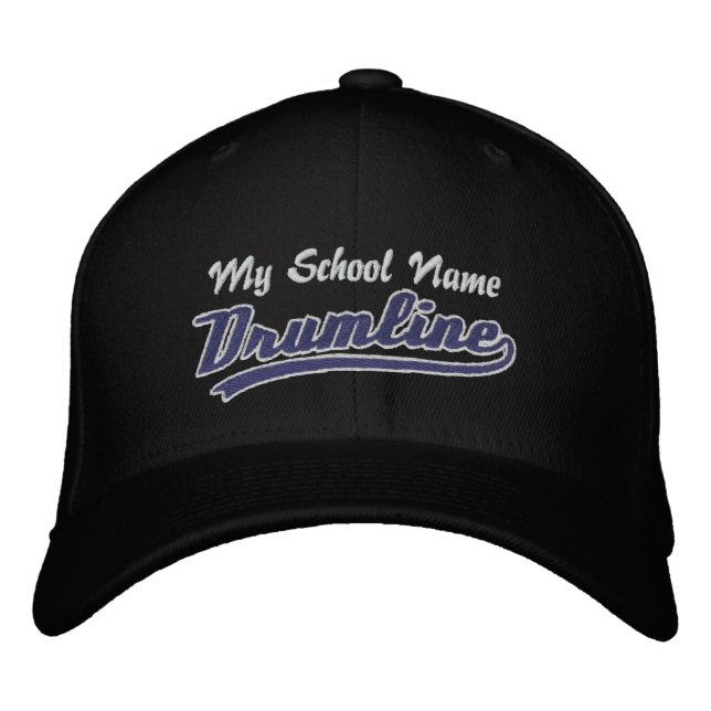 Customizable Swoosh Drumline Embroidered Hat (Front)