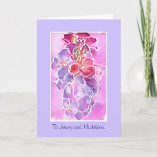 Customizable Sympathy Card - Wallflowers
