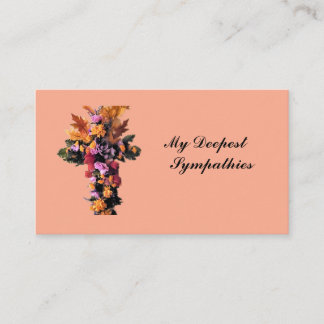 CUSTOMIZABLE SYMPATHY- FLORIST CARD
