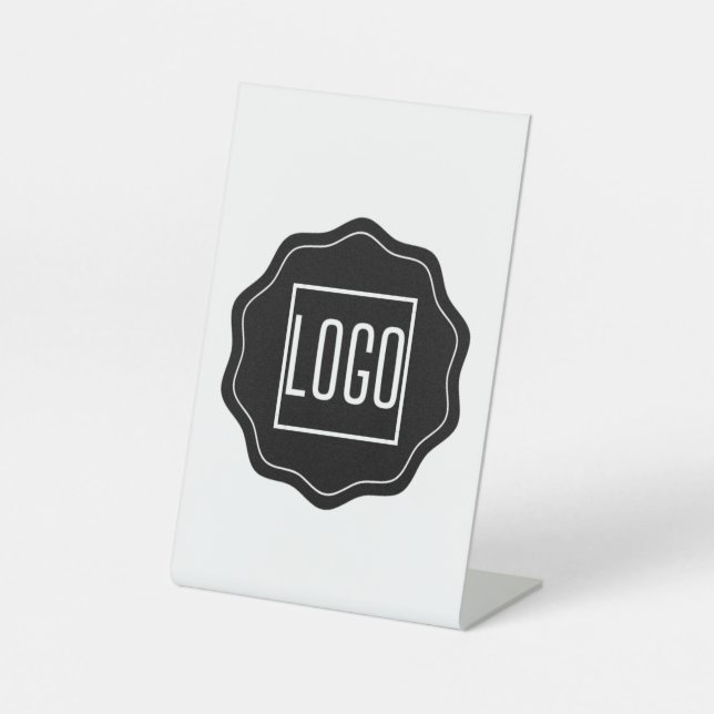 Customizable Tabletop Sign - Add Your Logo (Front)