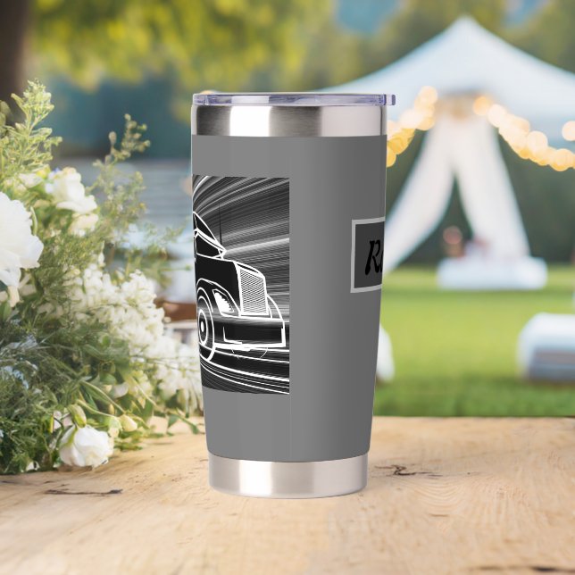 Customizable tall stainless steel tumbler  (Wedding)