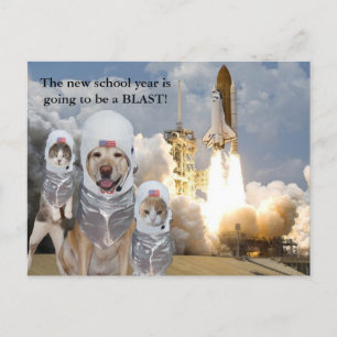 Customizable Teacher Postcard for New School Year