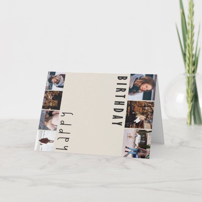 Customizable Template Birthday Card (Front)