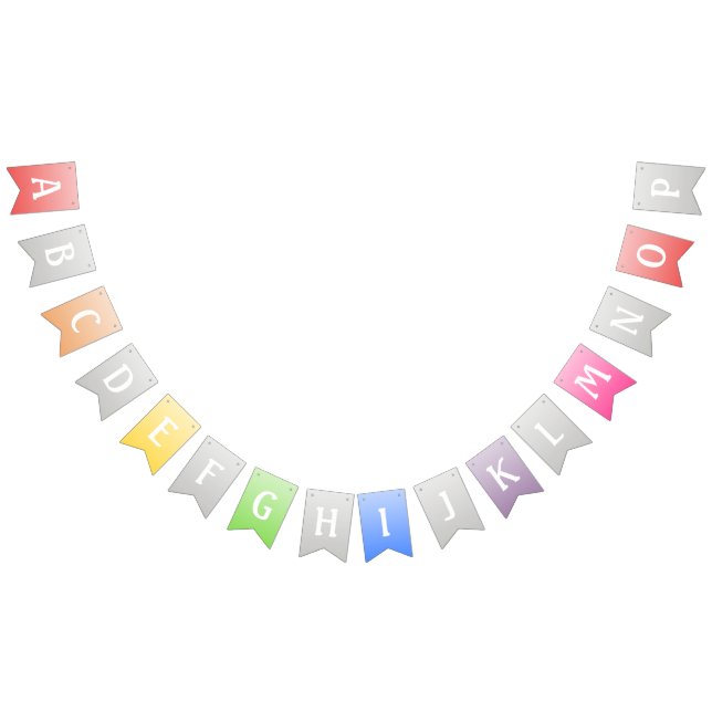 customizable template bunting flags party banner (All)
